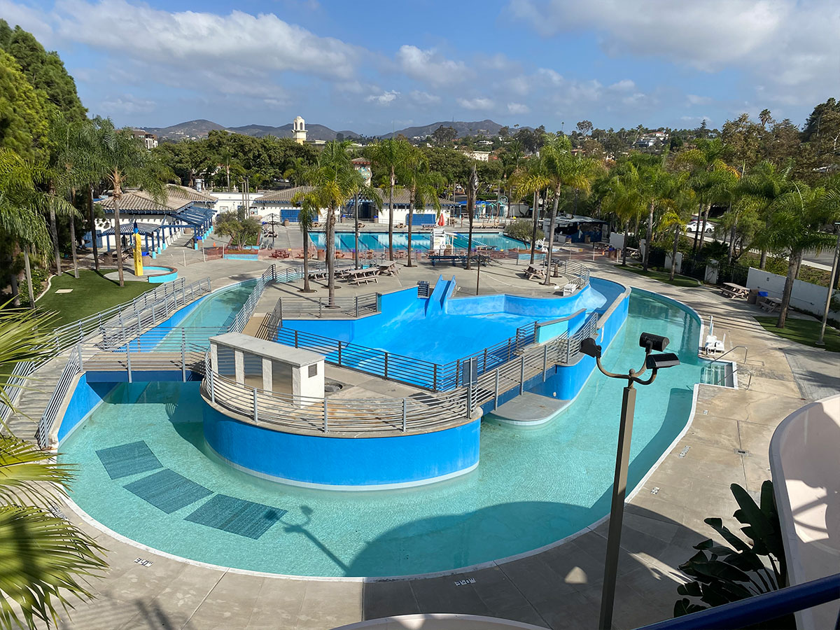 This image displays photo of the Cool off and have blast at the water park